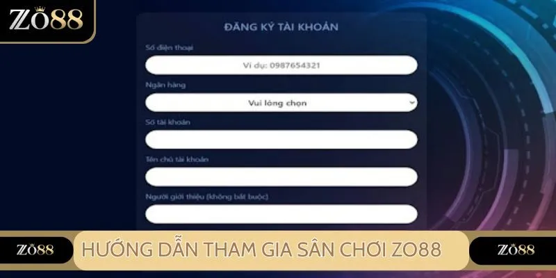 Các bước đăng ký trở thành thành viên nhà cái chi tiết